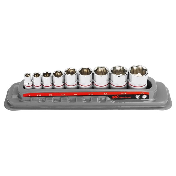 9 Piece Tech Solutions SAE Non-Slip Socket Set
